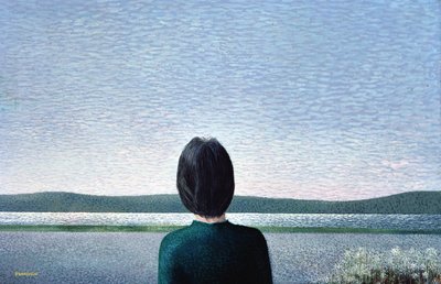 نحو التلال ، 1980 (أكريليك) بواسطة بيتر ديفيدسون